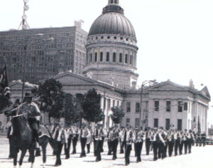 Das Bild zeigt das Straßenfest in St. Louis (USA) anlässlich der Konzertreise 1978. Das Bild zeigt das Straßenfest in St. Louis (USA) anlässlich der Konzertreise 1978.