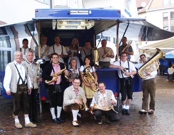 Die kleine Besetzung der Stadtkapelle